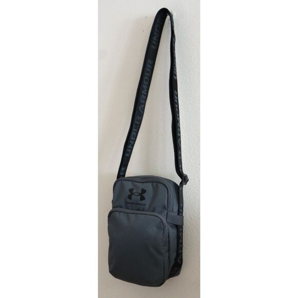 Under Armour 1364192-012 Unisex O/S Pitch Gray/Black Loudon Crossbody Bag - Picture 13 of 16